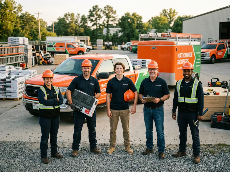 Natiowide Roofers - roof installation in Midlothian near me